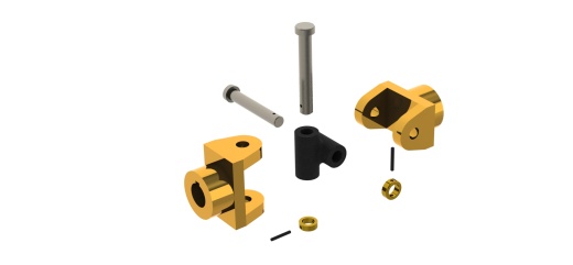 万向接头(也称为万向联轴器或U形接头)是连接刚性轴的接头或联轴器缩略图